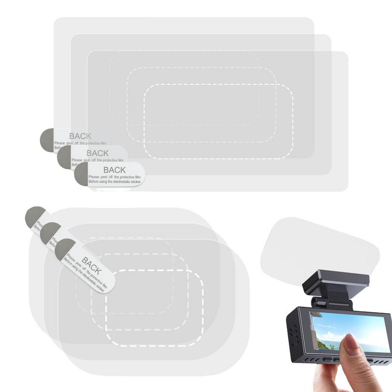 Glass Protector Auto - 6 sztuk naklejek statycznych do kamery