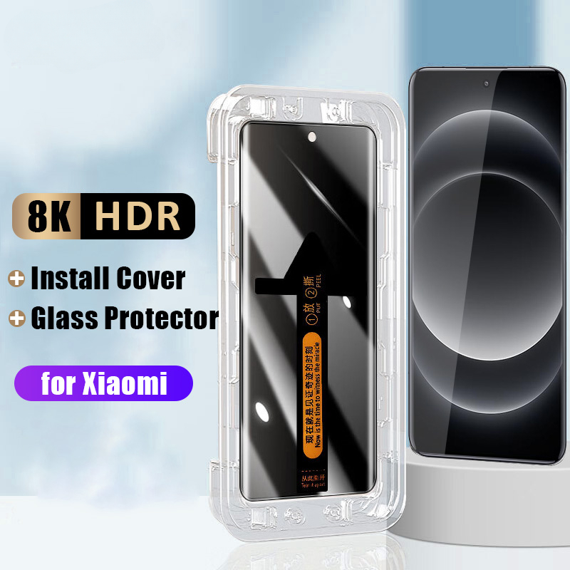 Curved Edge Screen - Zakrzywione szkło antyszpiegowskie 3D dla Xiaomi