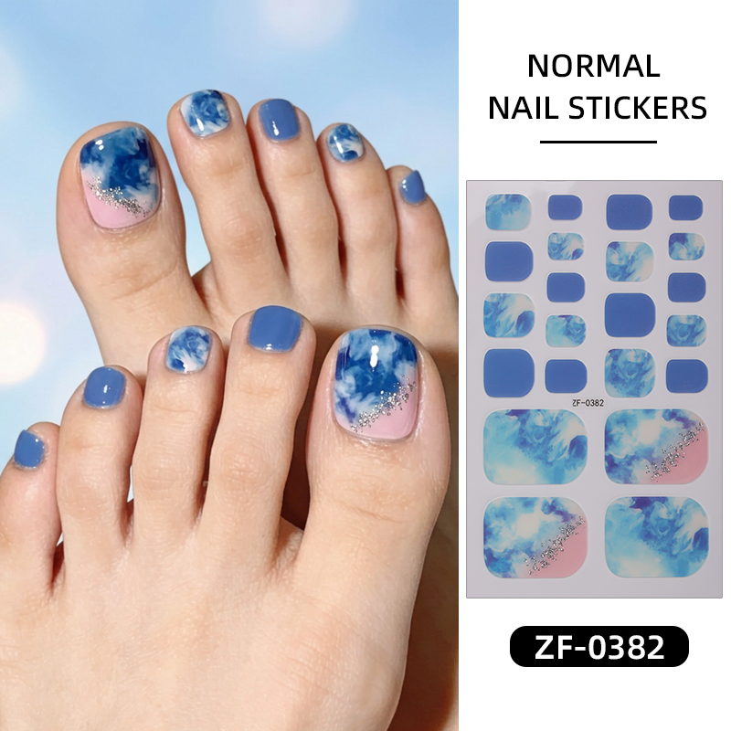 22 szt. Naklejki na paznokcie  – Full Cover Adhesive recenzja i cena