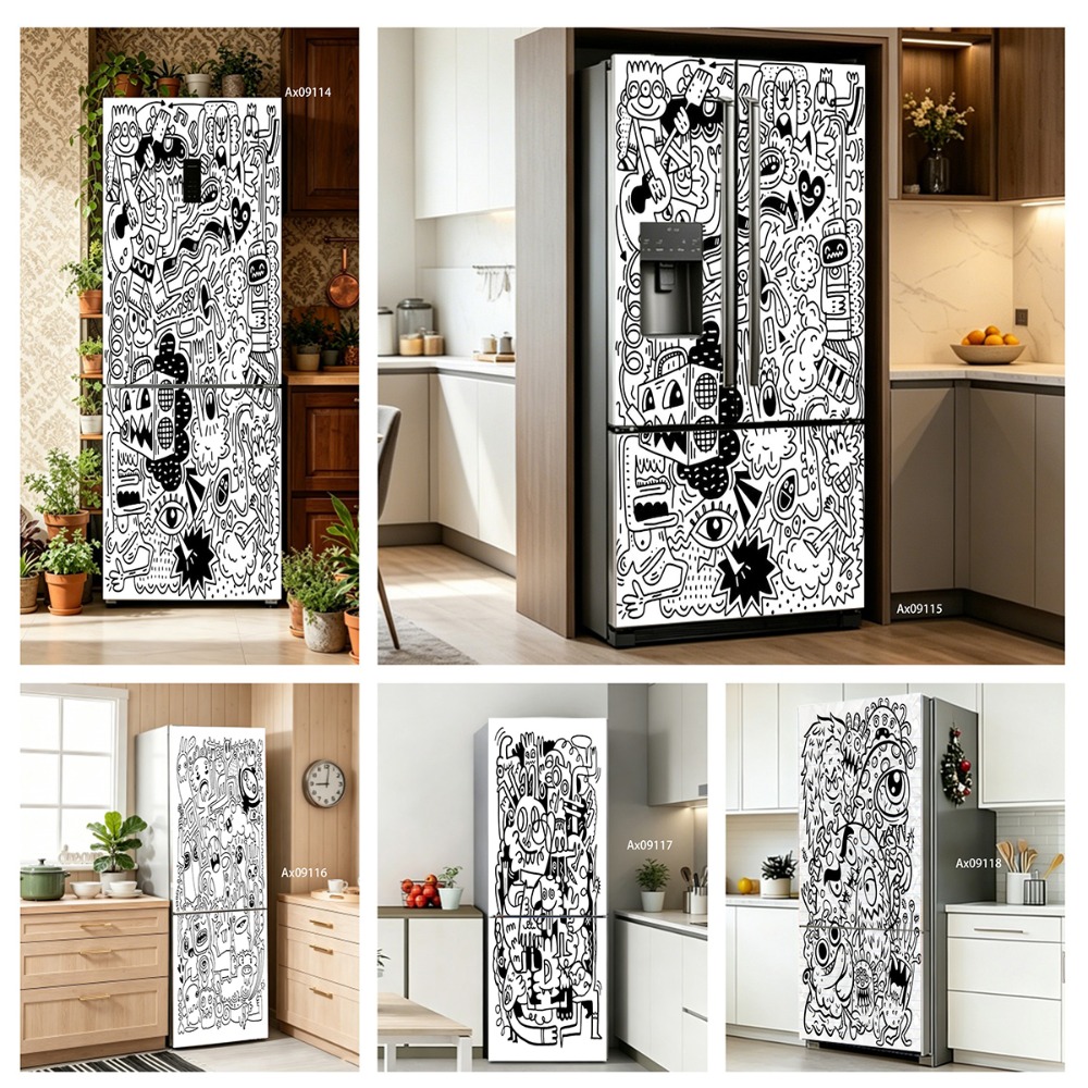 Czarno-biała grafika liniowa,  – Full Cover Adhesive recenzja i cena