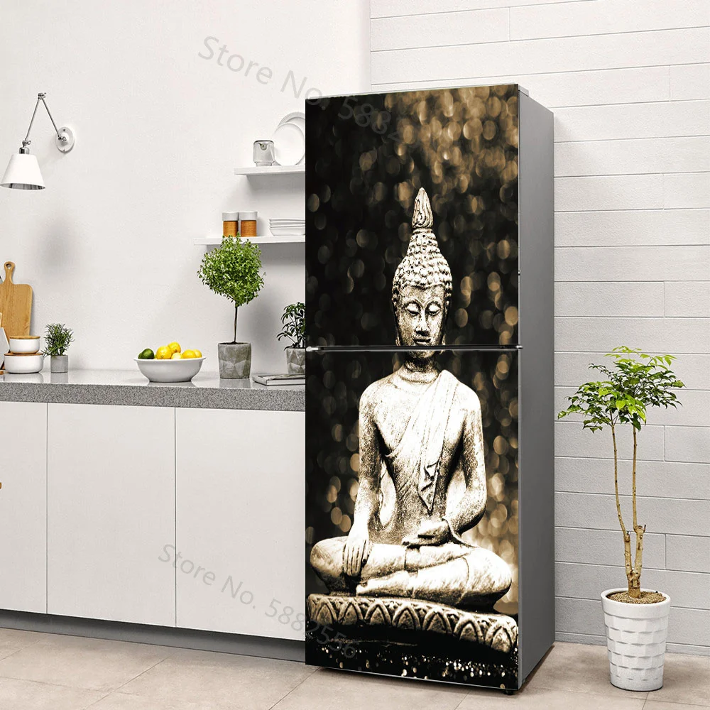 Buddha Art Vinyl Fridge Sticke – Full Cover Adhesive recenzja i cena