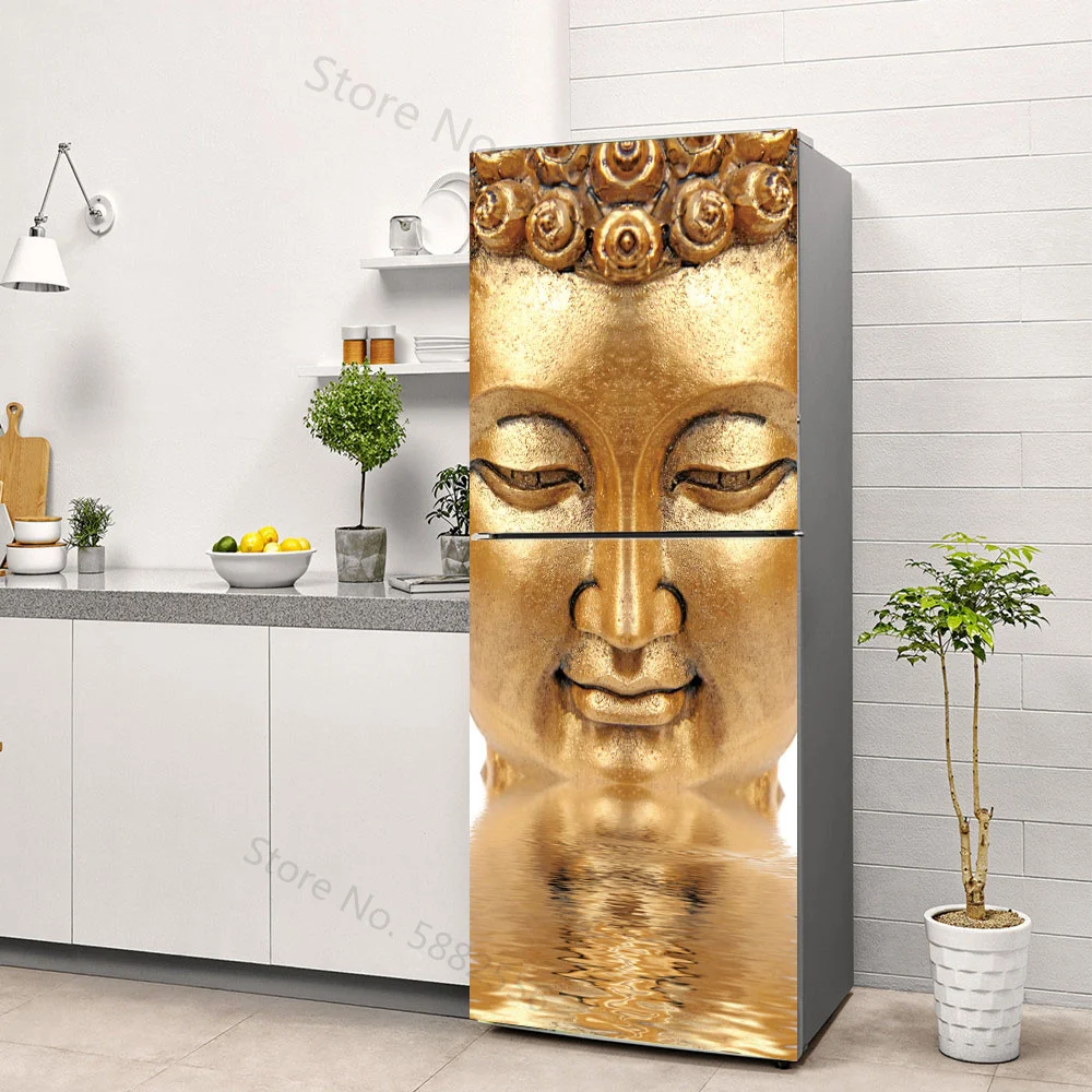 Buddha Art Vinyl Fridge Sticke – Full Cover Adhesive recenzja i cena
