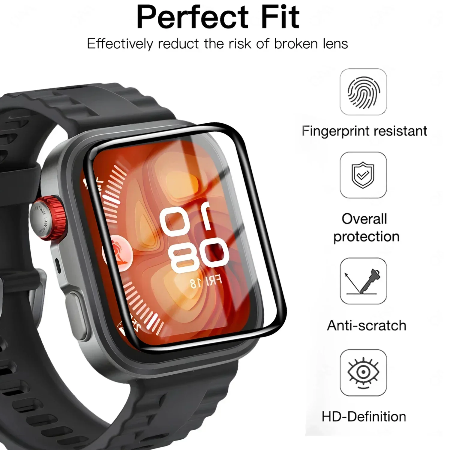 5 szt. Folia hartowana do Huaw – Smartwatch Screen Film recenzja i cena
